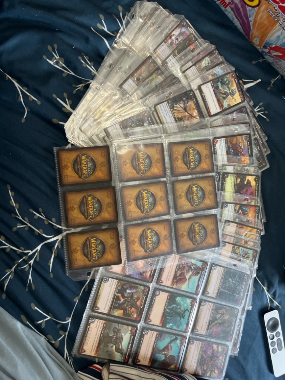 Craft Trading Card Game Collector Pages - Brown Card Backs